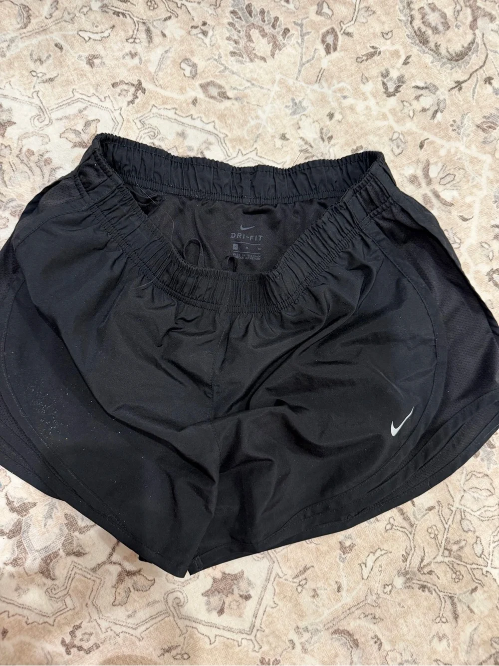 Nike Women’s Gray & Black Athletic Running Shorts - Pack of 2